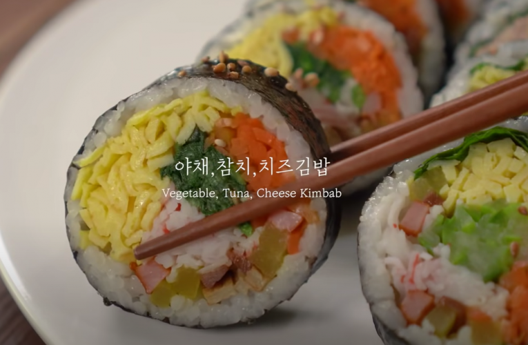 김밥 예쁘게 싸는법 | 깨알팁 | 야채김밥,참치김밥,치즈김밥