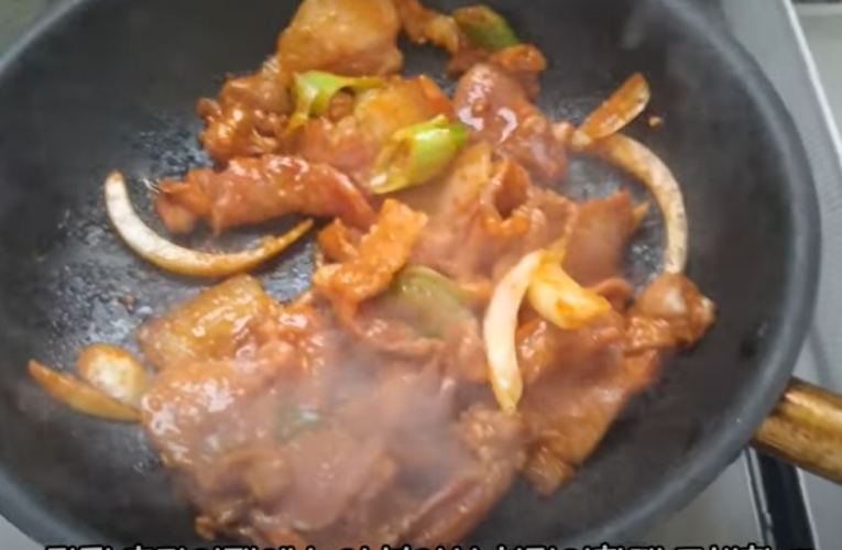 제육볶음 레시피 따라하기 #펀스토랑 #요리레시피 #제육볶음 #jeyuk #boggum