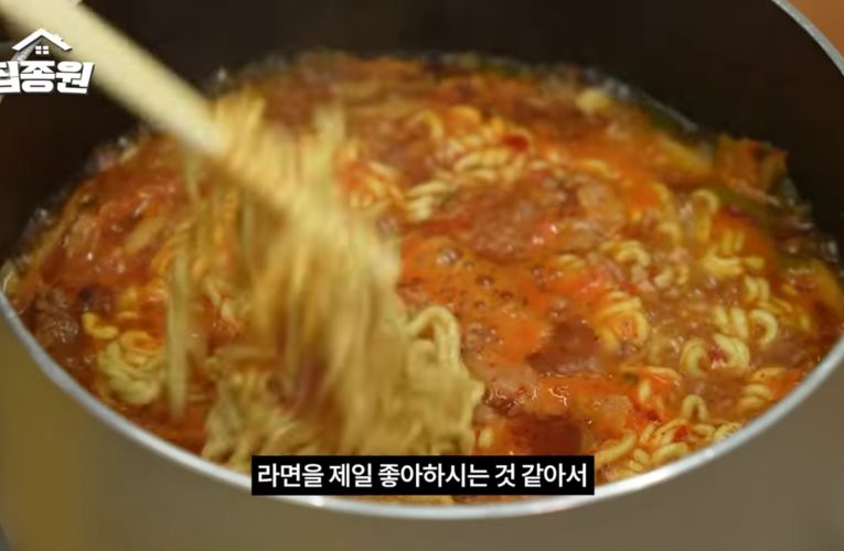 참치김치 해장라면 tuna kimchi ramen ツナーキムチラーメン