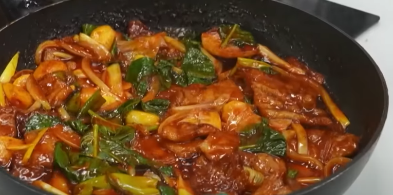10분 제육볶음, jeyuk bokkum, 豚肉炒め